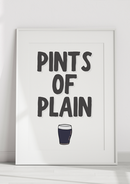 Pints Of Plain